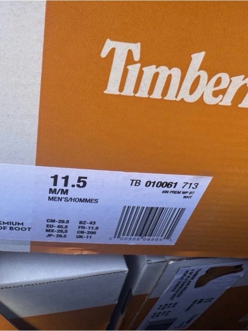 Timberland premium 6” waterproof boot